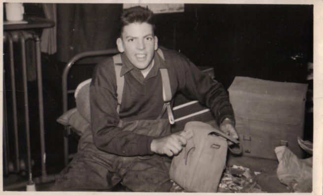 Dad during national service